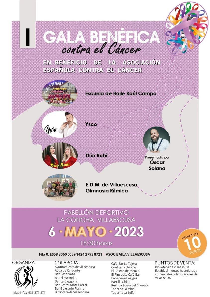 I Gala Benéfica contra el Cáncer – Villaescusa