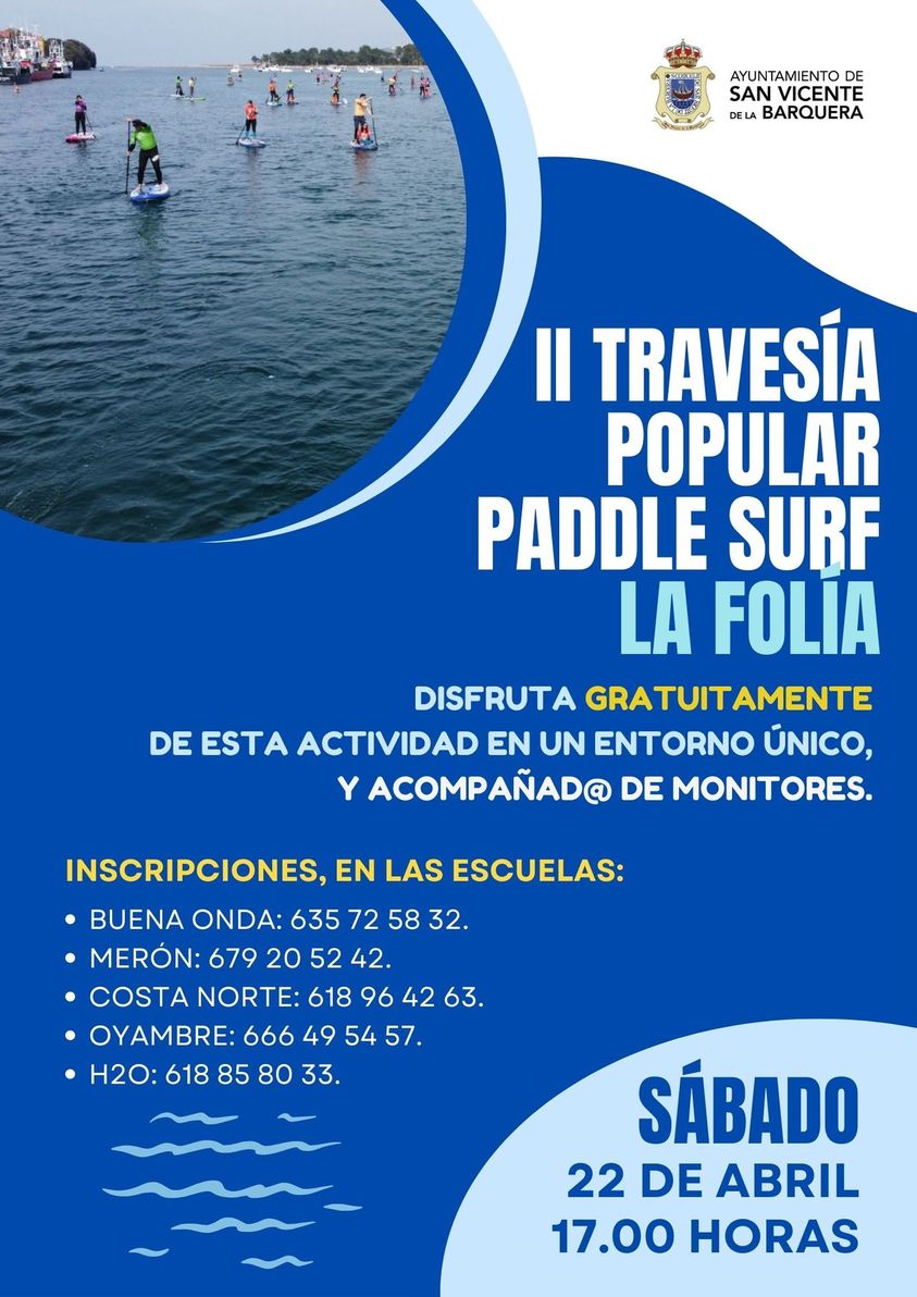 II Travesía Popular Paddle Surf – La Folía