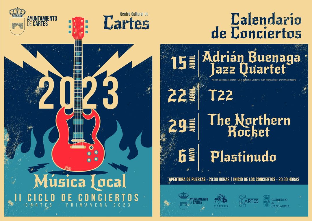 Música Local Cartes 2023 – Ciclo de Conciertos