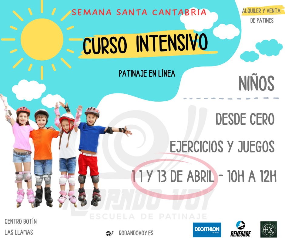 Curso Patinaje en Línea para Niños