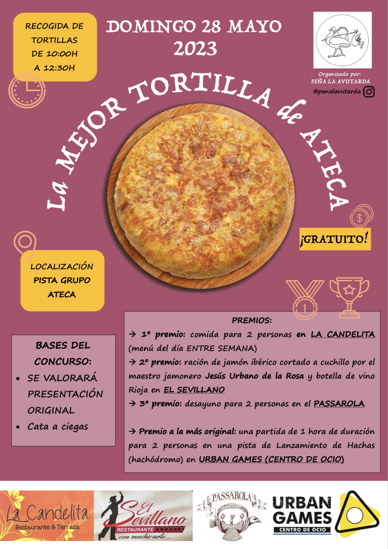 CONCURSO DE LA MEJOR TORTILLA DE ATECA