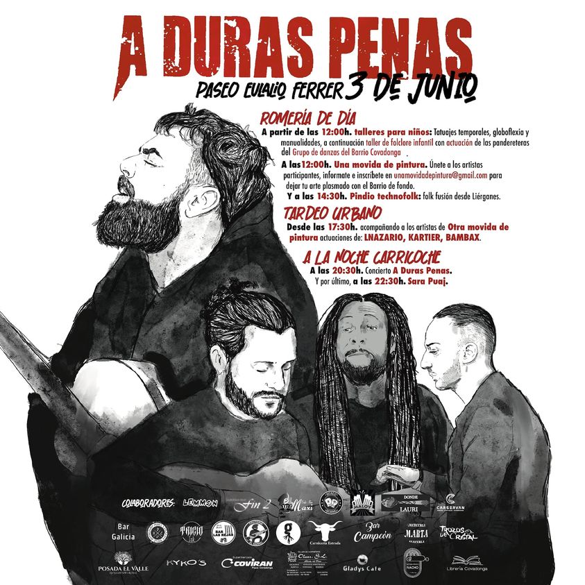 Concierto A duras Penas – 3 Junio