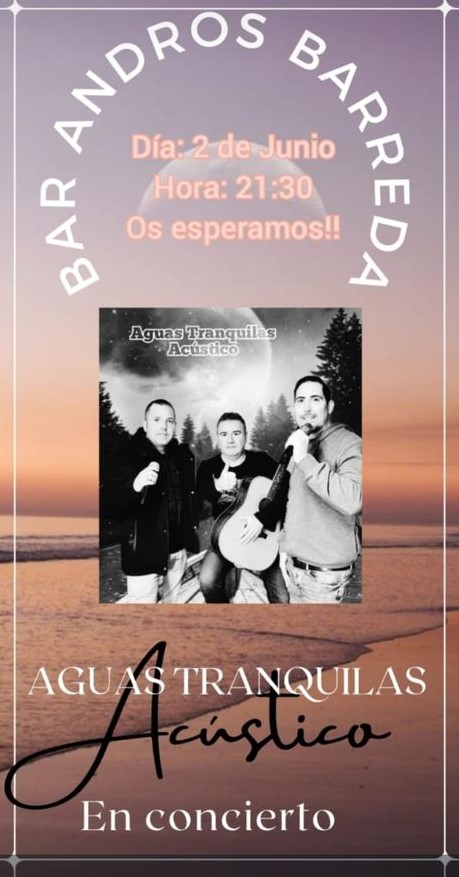 Concierto Aguas Tranquilas – 2 Junio