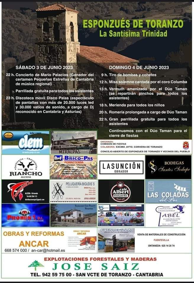 Fiestas de la Santísima Trinidad – Esponzués de Toranzo