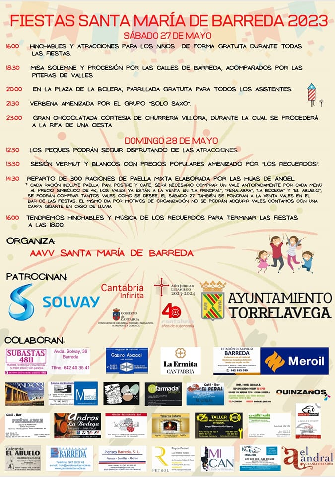 Fiestas de Santa María de Barreda 2023