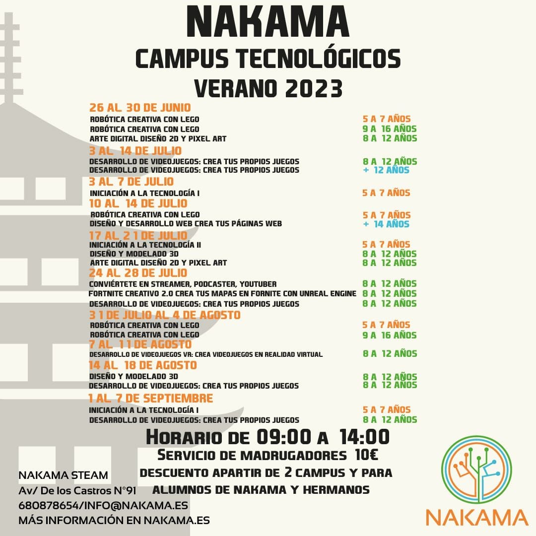 CAMPAMENTOS TECNOLÓGICOS