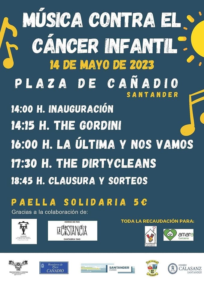 Música contra el Cáncer Infantil – 14 Mayo