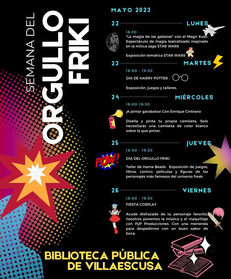 Semana del Orgullo Friki – Villaescusa 2023