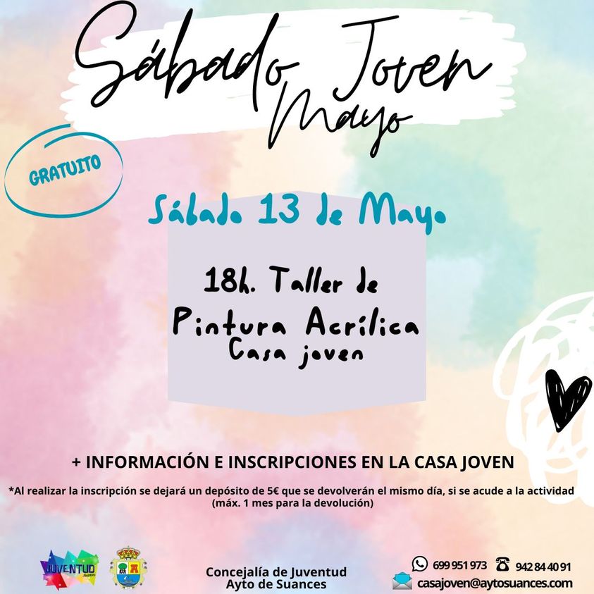 Taller de Pintura Acrílica – 13 Mayo