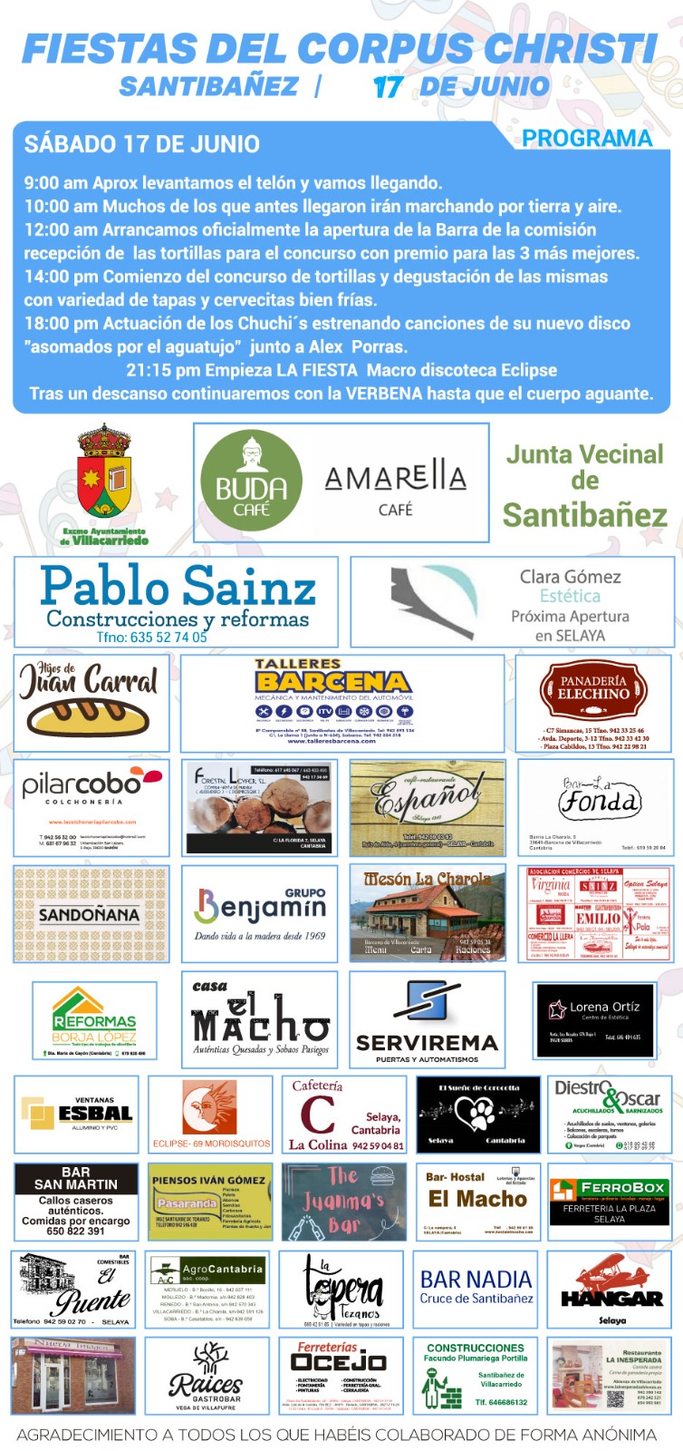 Fiestas Corpus Santibañez de Villacarriedo