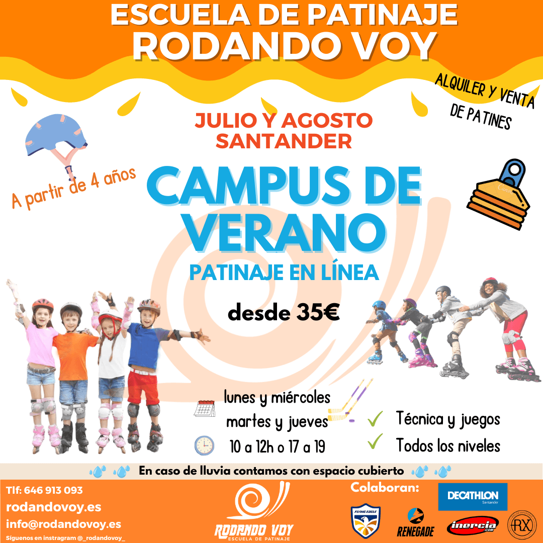 Campus de Verano Patinaje en Línea en Santander