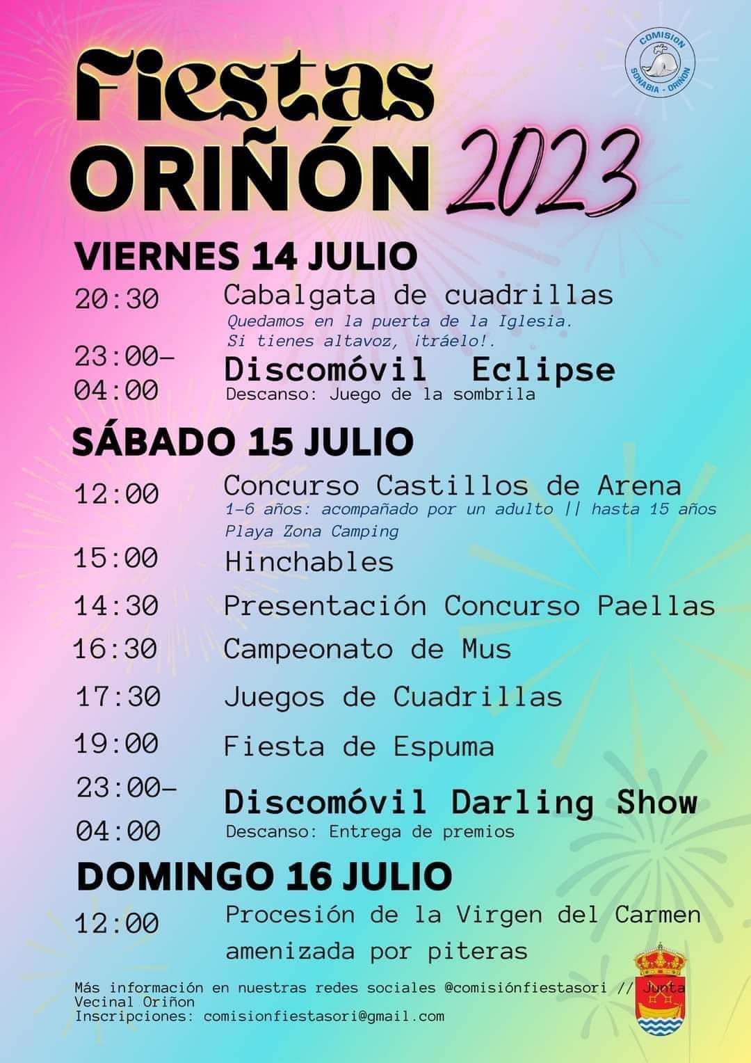 Fiestas Oriñón 2023