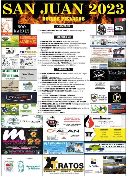 Fiestas de San Juan Boo de Pielagos 2023