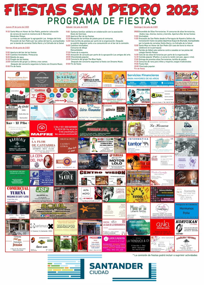Fiestas de San Pedro 2023 – Santander