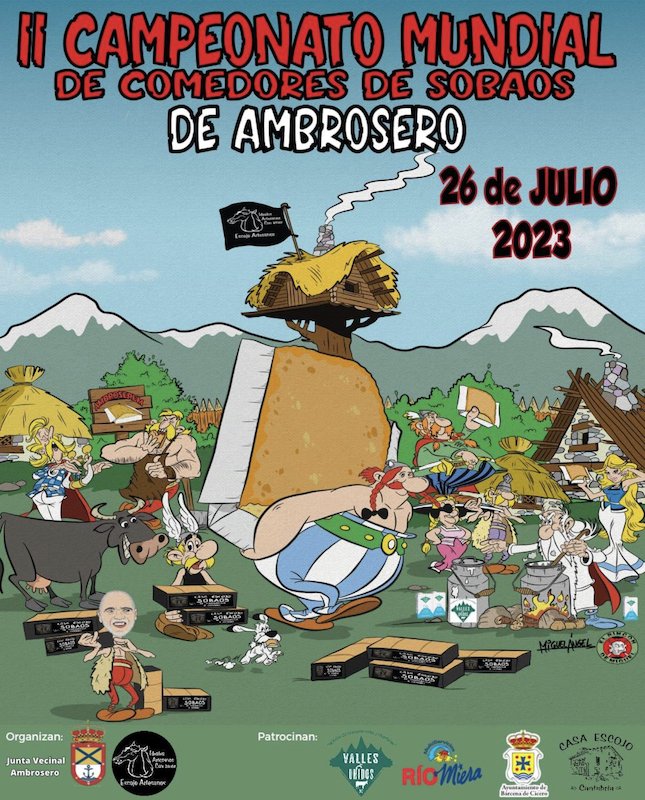 II Campeonato Mundial de Comedores de Sobaos de Ambrosero 2023