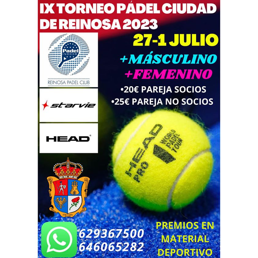 IX Torneo Padel Ciudad de Reinosa 2023