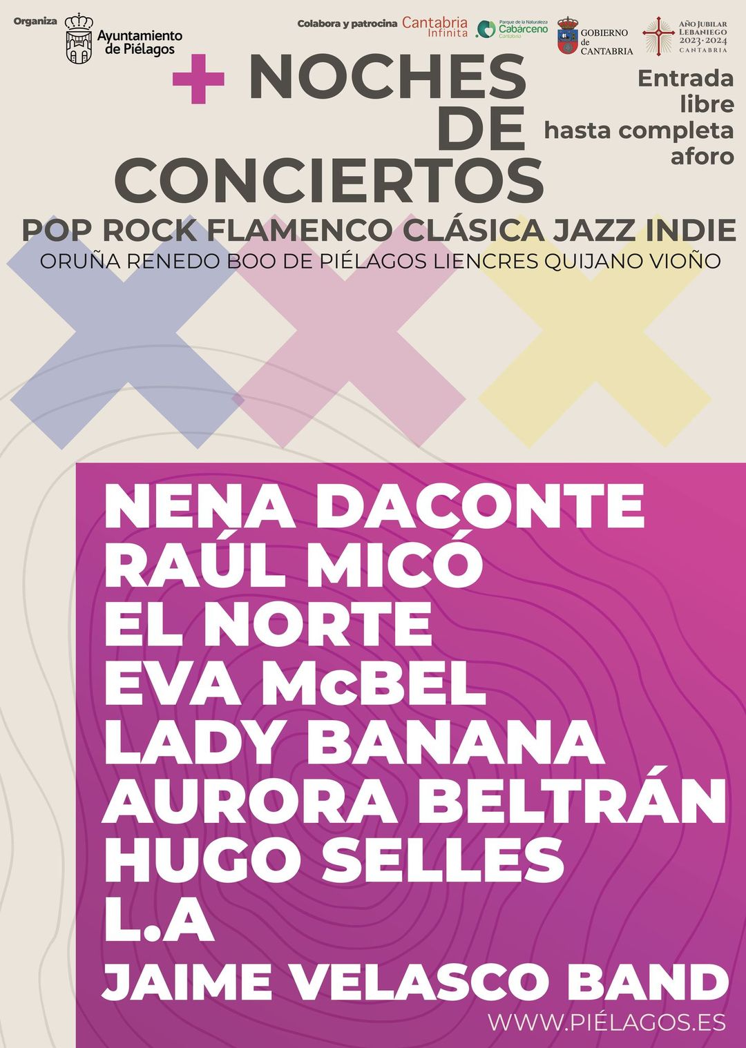 Noches de Conciertos – Piélagos 2023