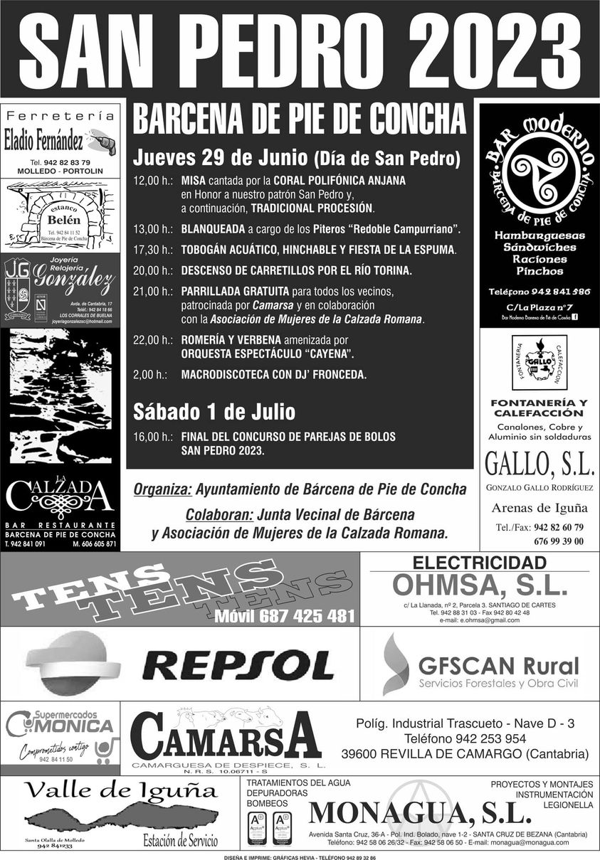 San Pedro Bárcena de Pie de Concha 2023