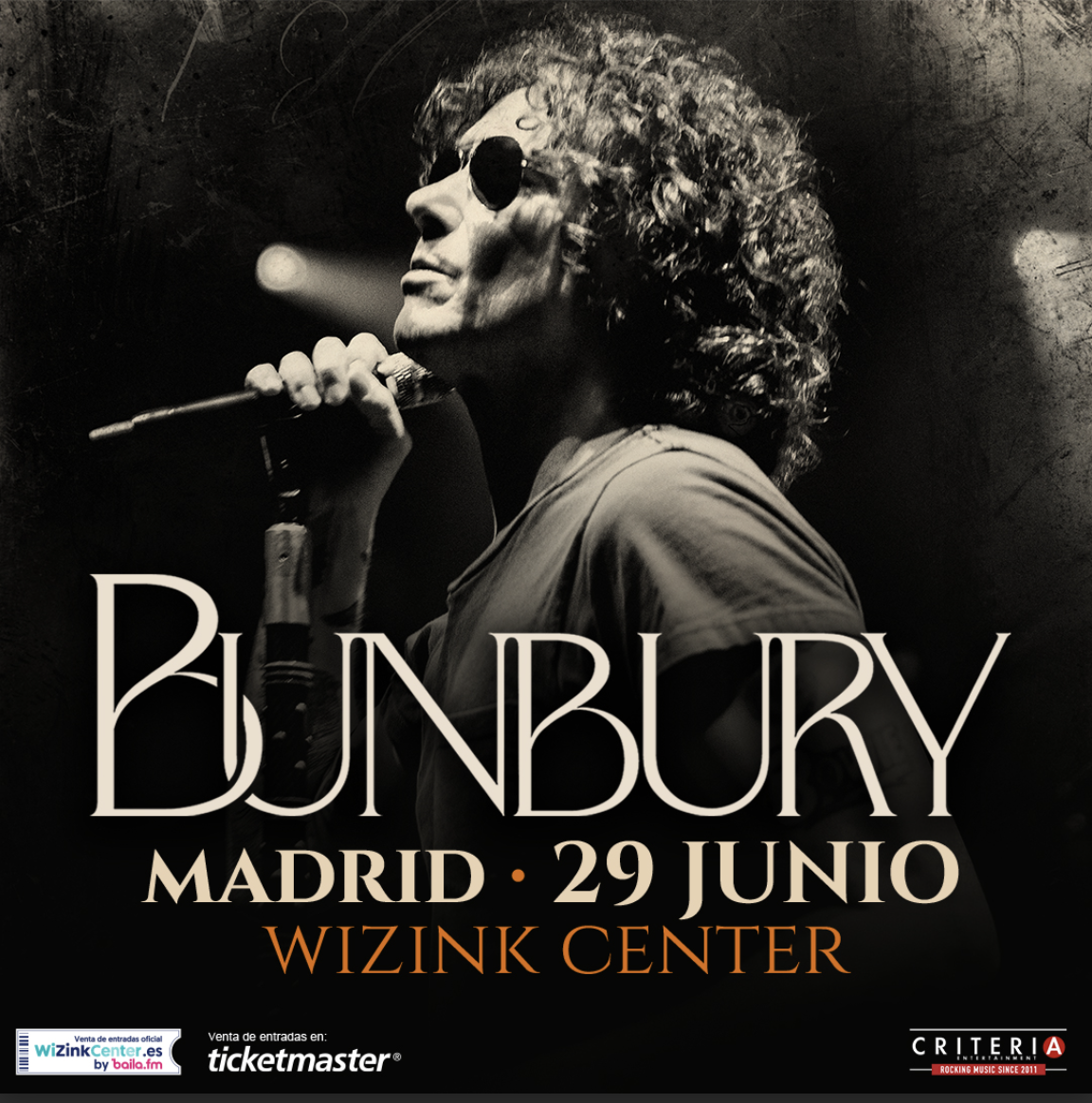 Concierto Bunbury 29 Junio 2024