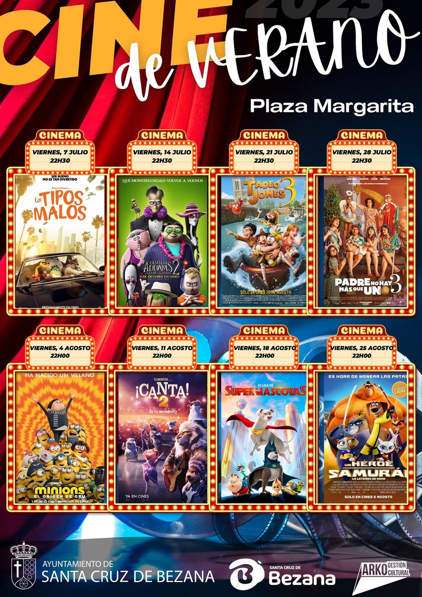 Cine de Verano 2023 – Santa Cruz de Bezana