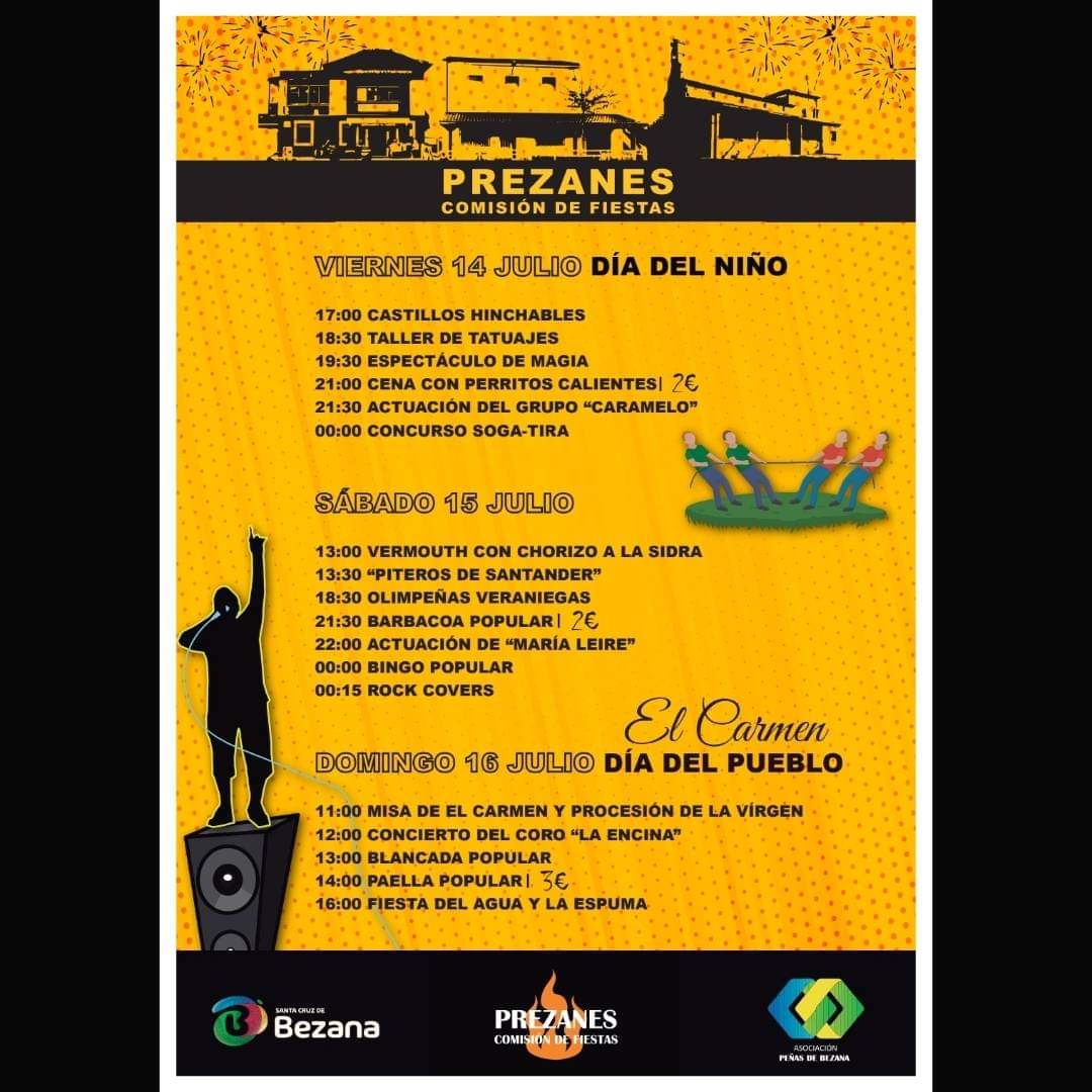 Fiestas del Carmen Prezanes 2023