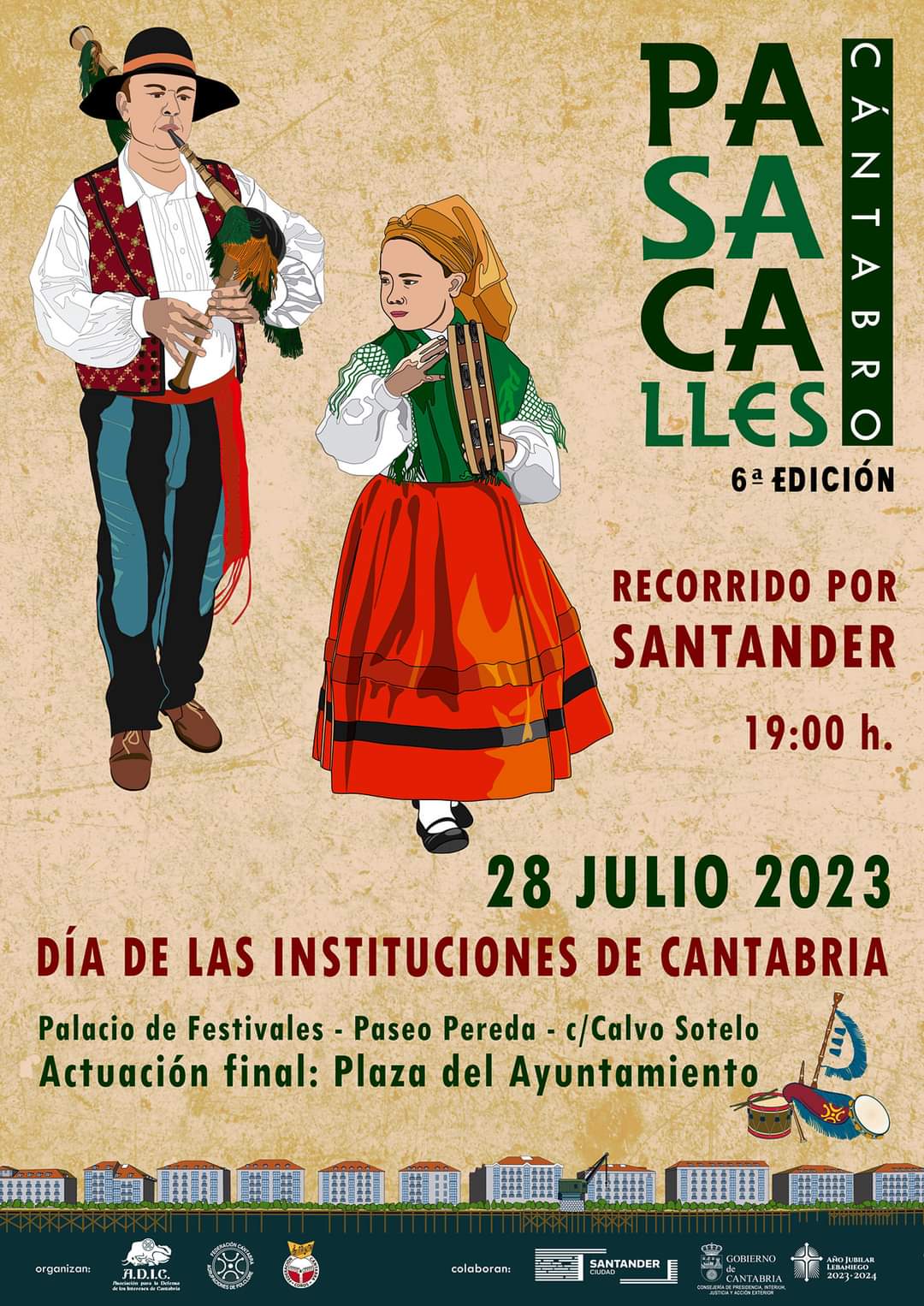 Pasacalles Cántabro 28 Julio