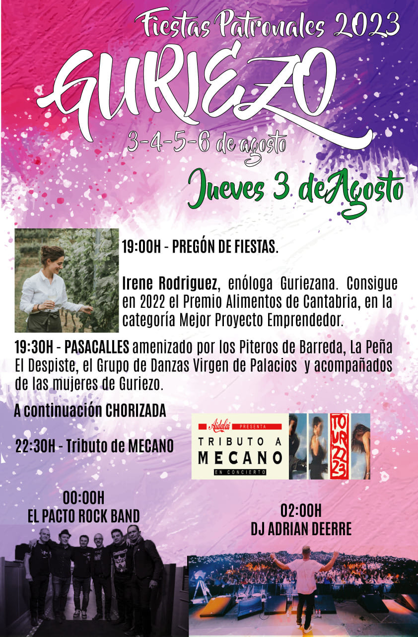 Fiestas Patronales Guriezo 2023