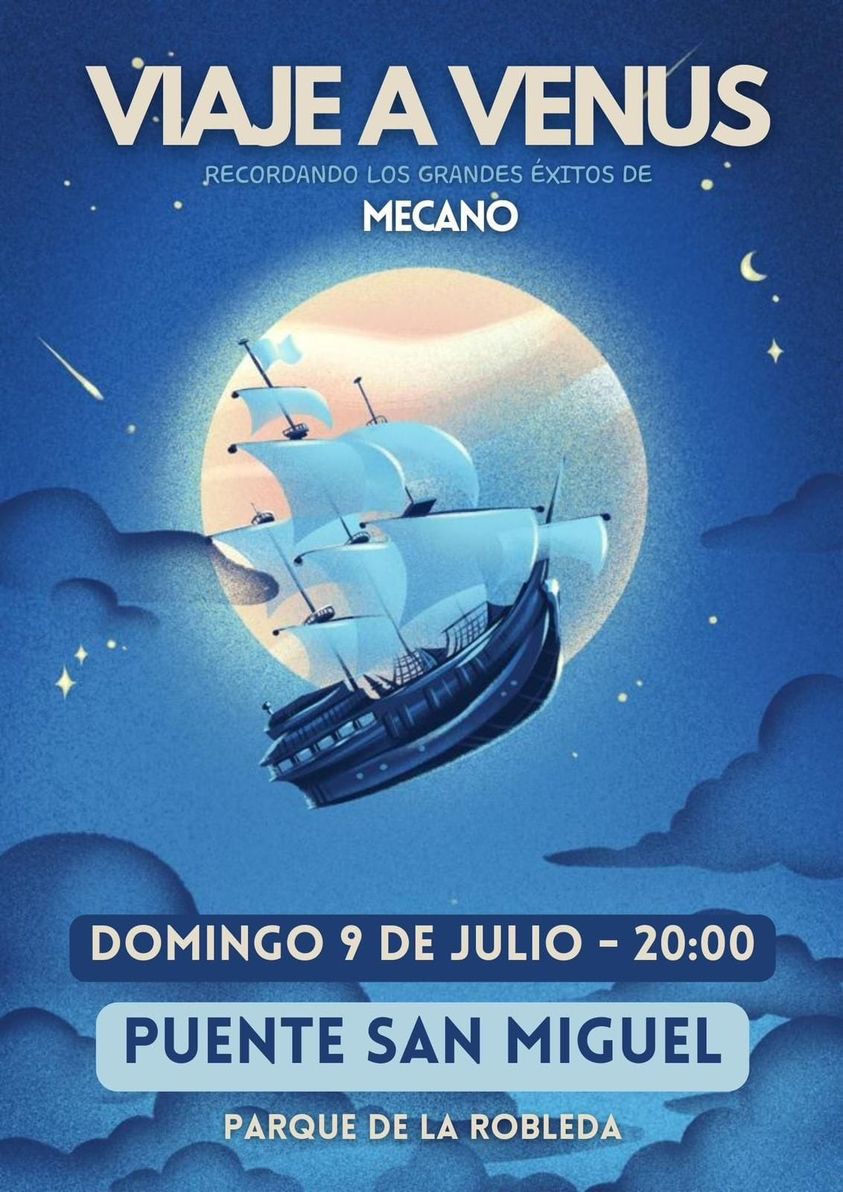 Viaje a Venus – Tributo a Mecano – 9 Julio