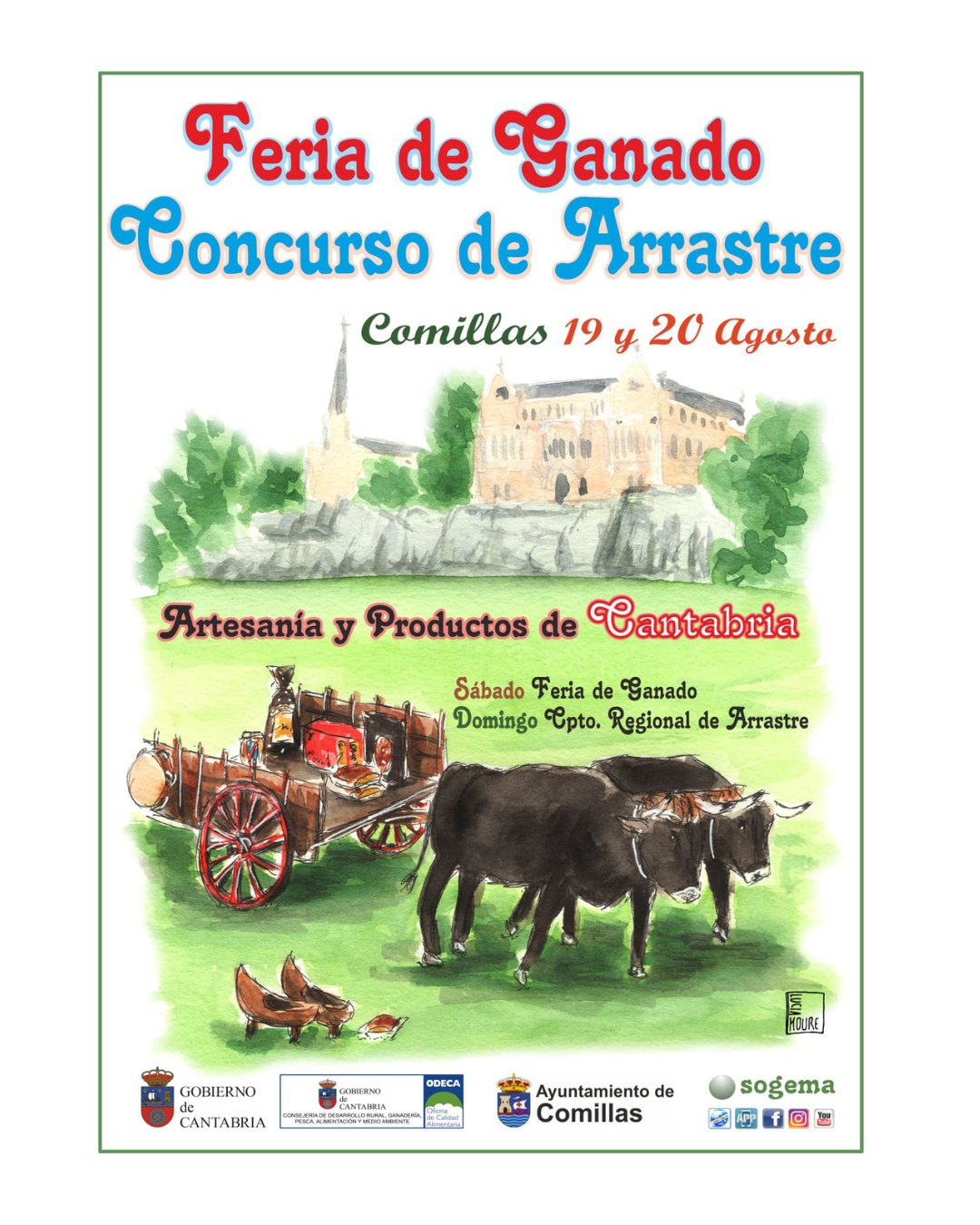 Feria de Ganado – Concurso de Arrastre Comillas