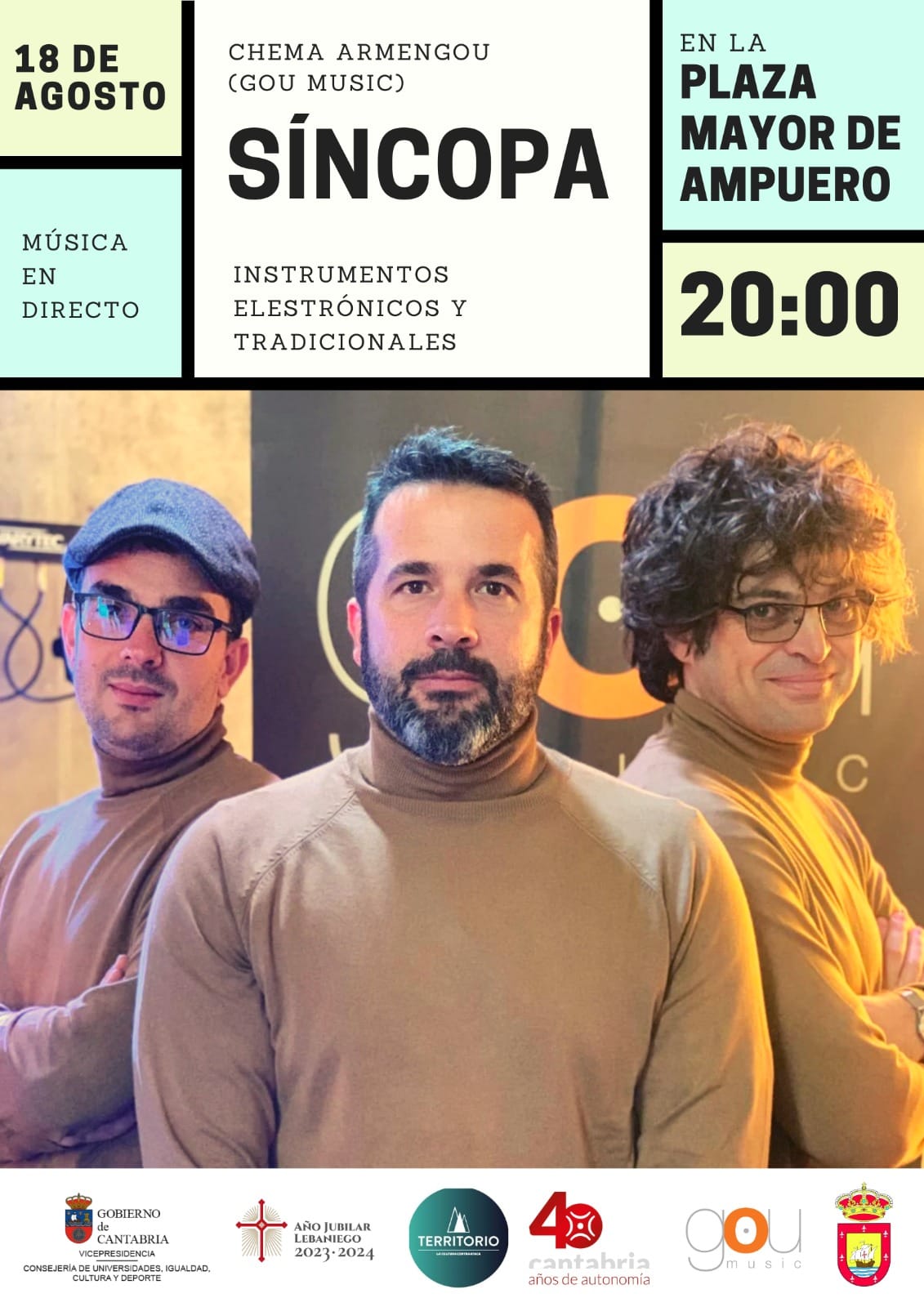 Concierto Síncopa – 18 Agosto