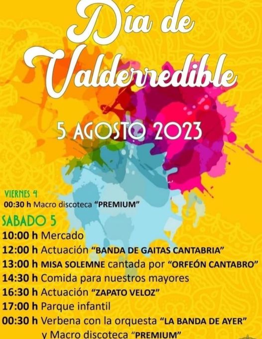 Dia de Valderredible – 5 Agosto