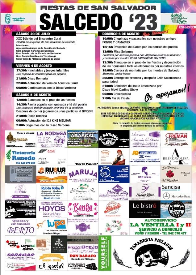 Fiestas de San Salvador Salcedo 2023