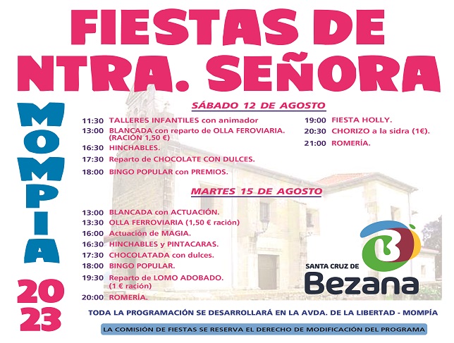 Fiestas Ntra. Señora Bezana 2023