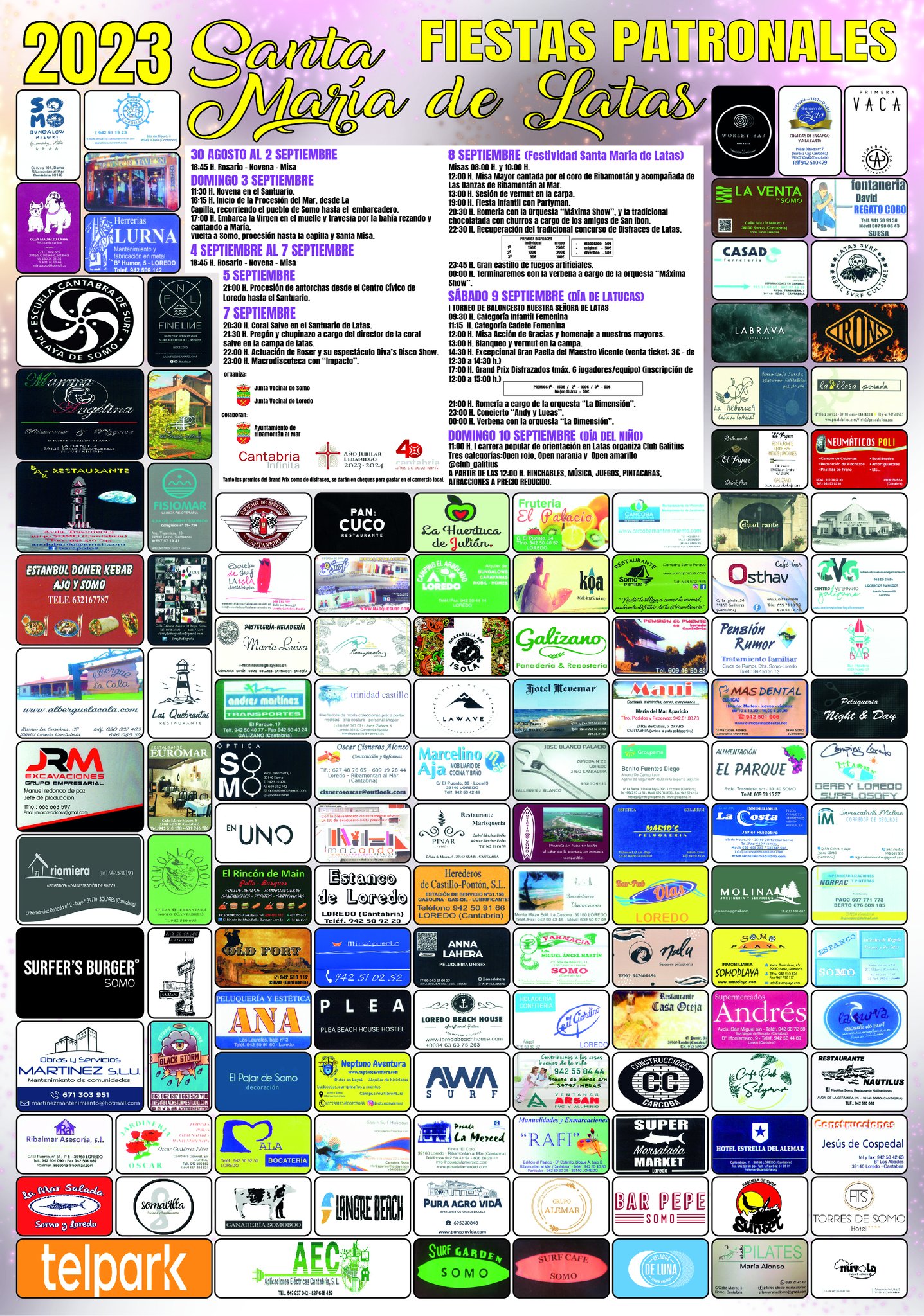 Fiestas Patronales Santa María de Latas 2023