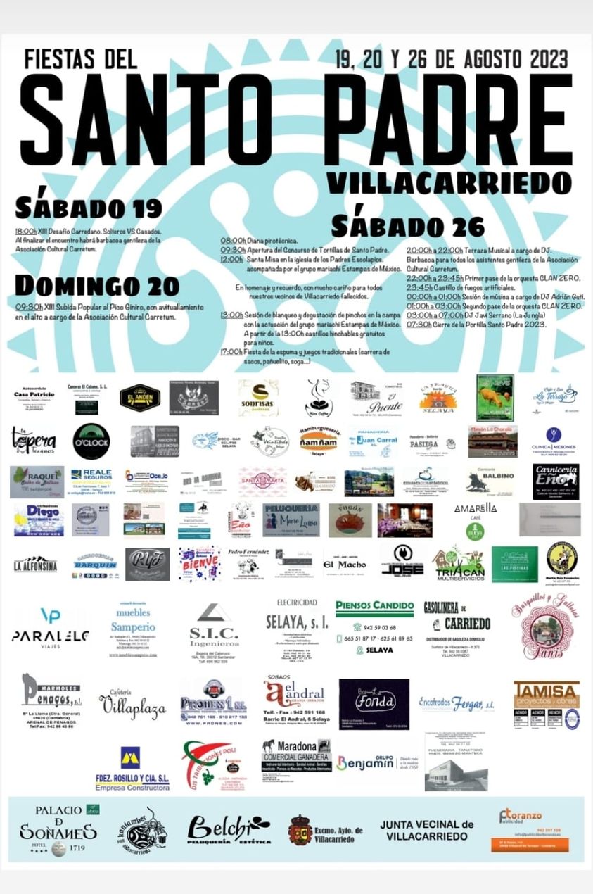 Fiestas de Santo Padre Villacarriedo 2023