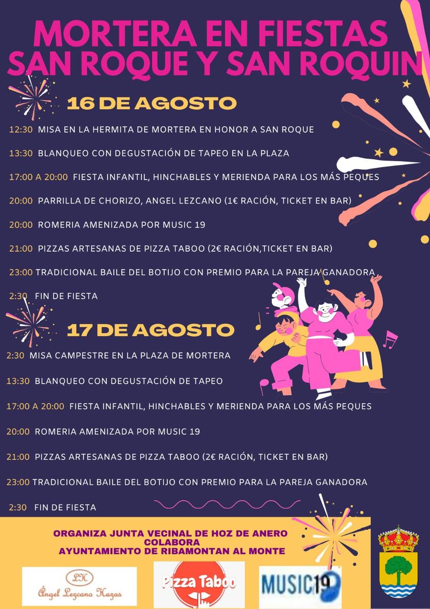 Mortera en Fiestas San Roque y San Roquin 2023