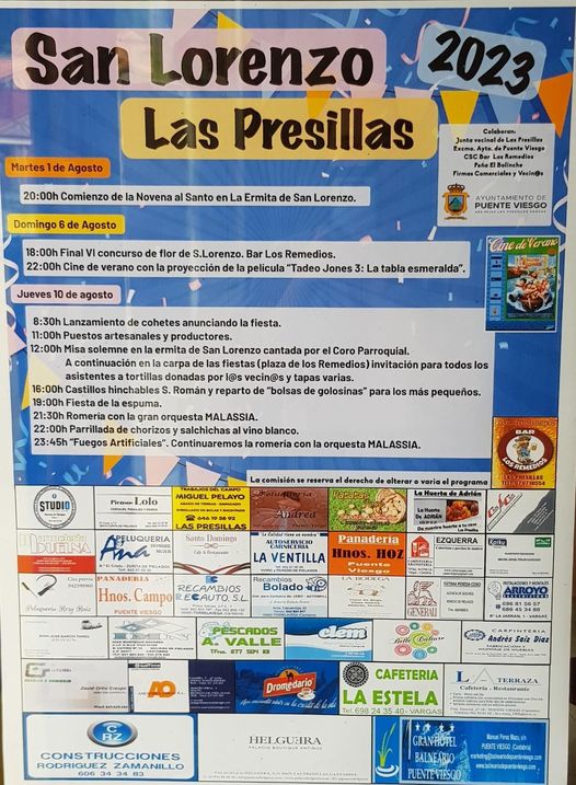 San Lorenzo Las Presillas 2023