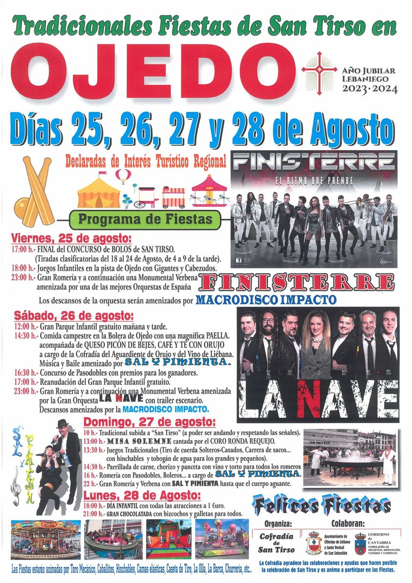 Tradicionales Fiestas de San Tirso Ojedo 2023