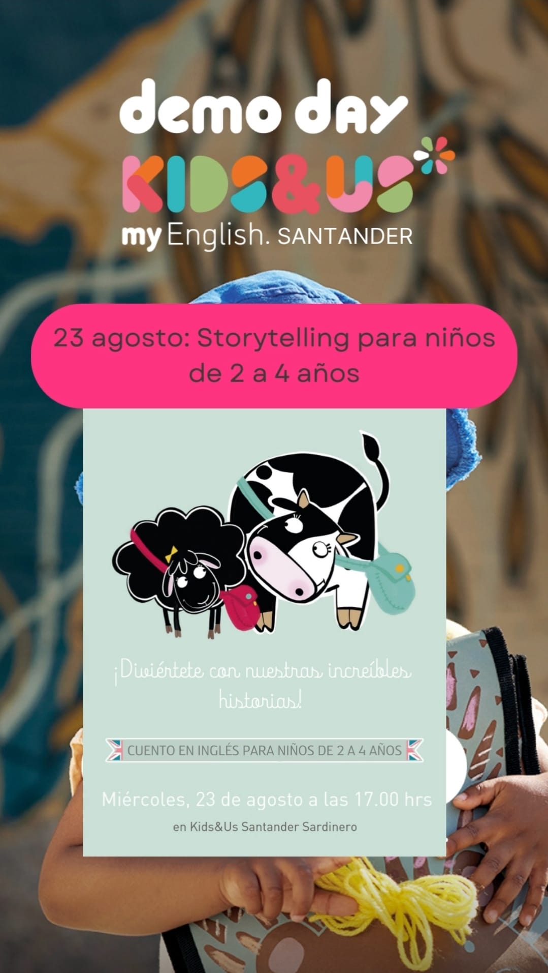 Cuentacuentos en inglés para niños Kids&Us