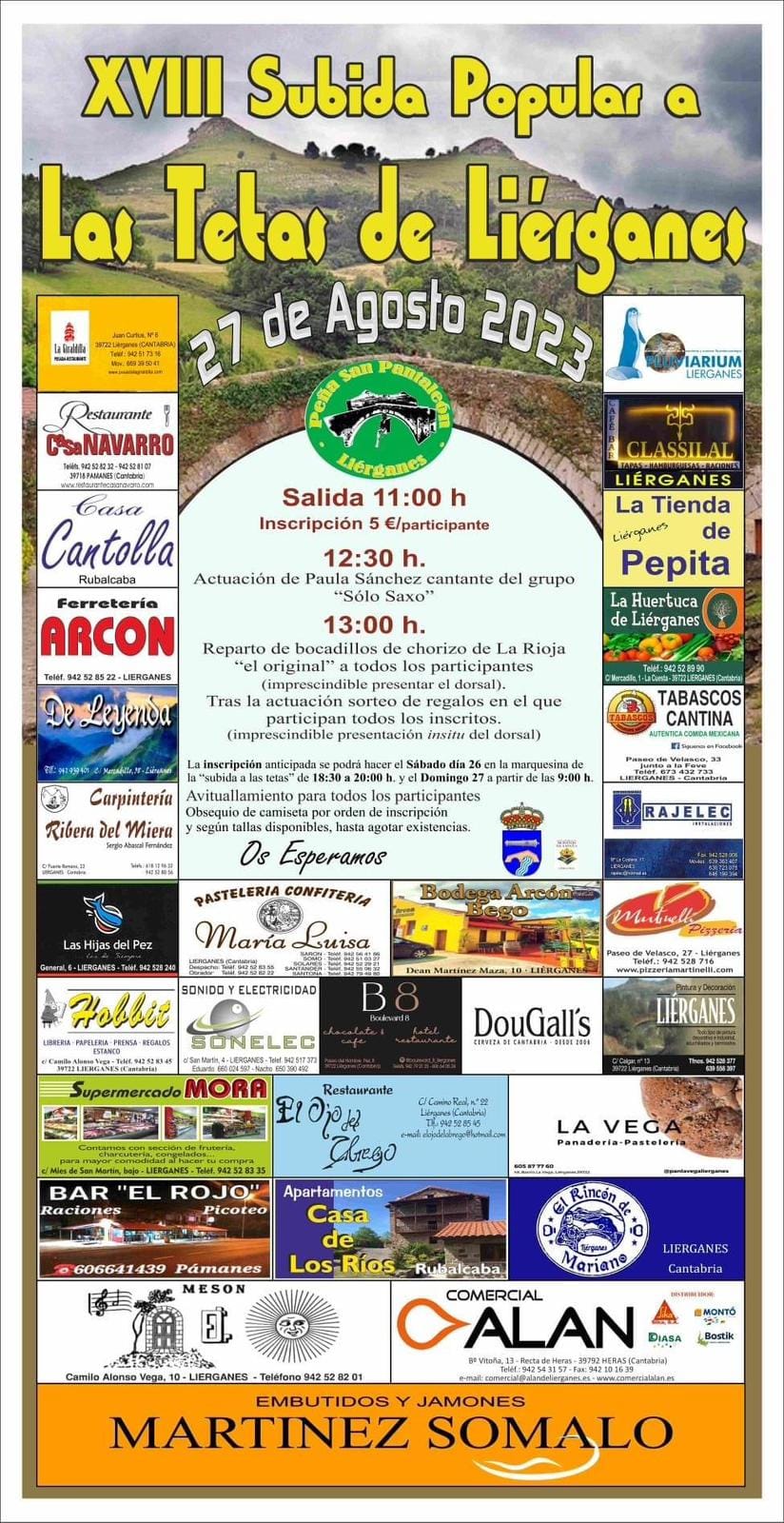 XVIII Subida Popular a las Tetas de Liérganes 2023