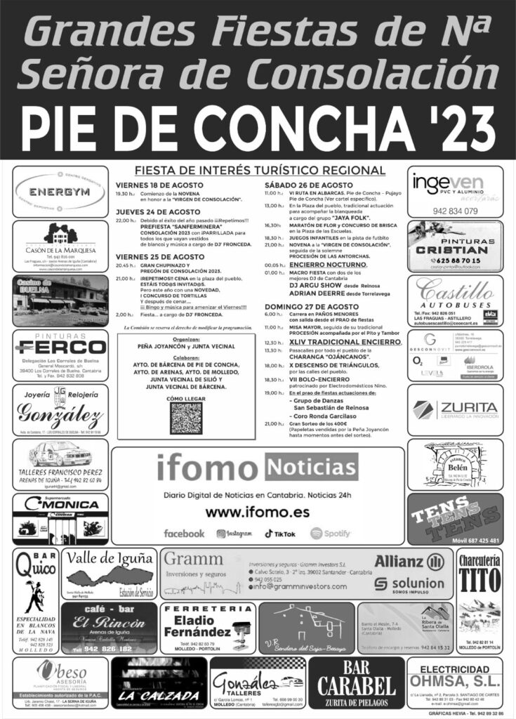 Grandes Fiestas de Nª Señora de Consolación – Pie de Concha 2023