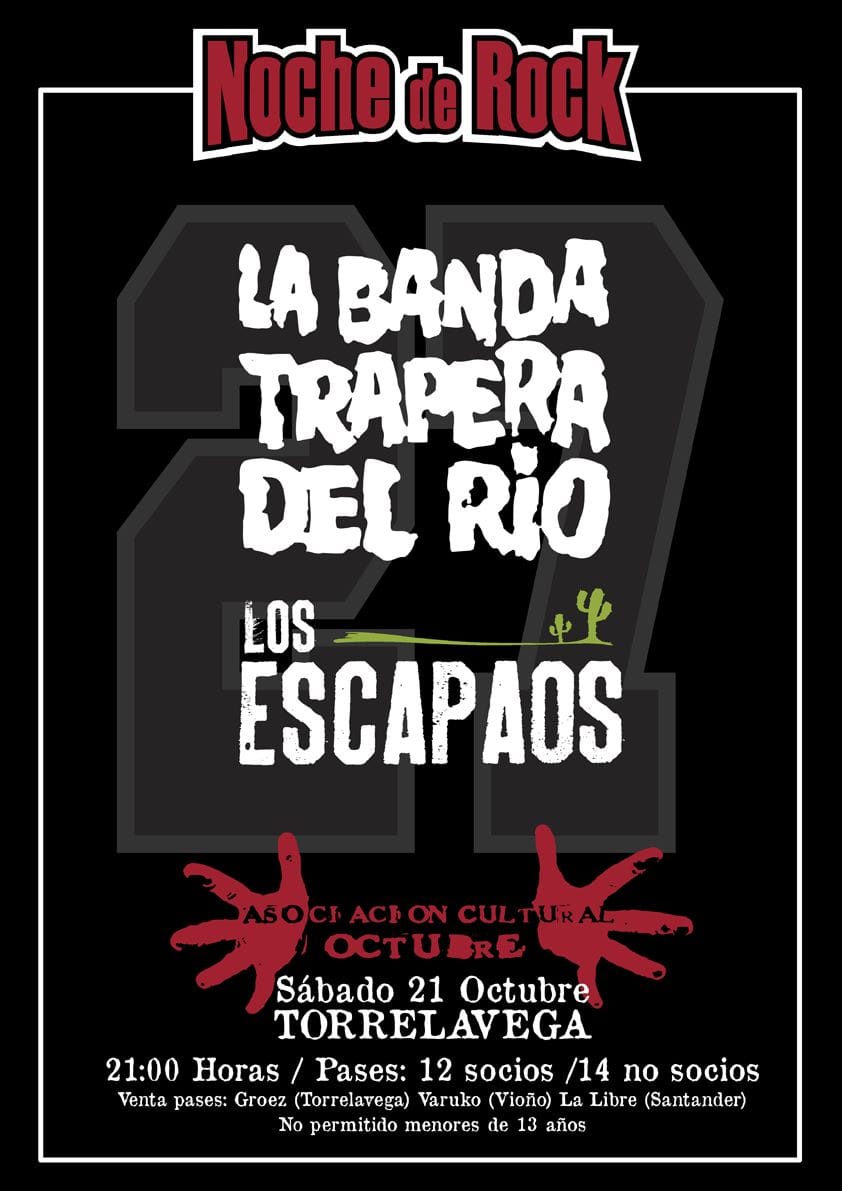 Concierto Noche de Rock 21 de Octubre – Torrelavega