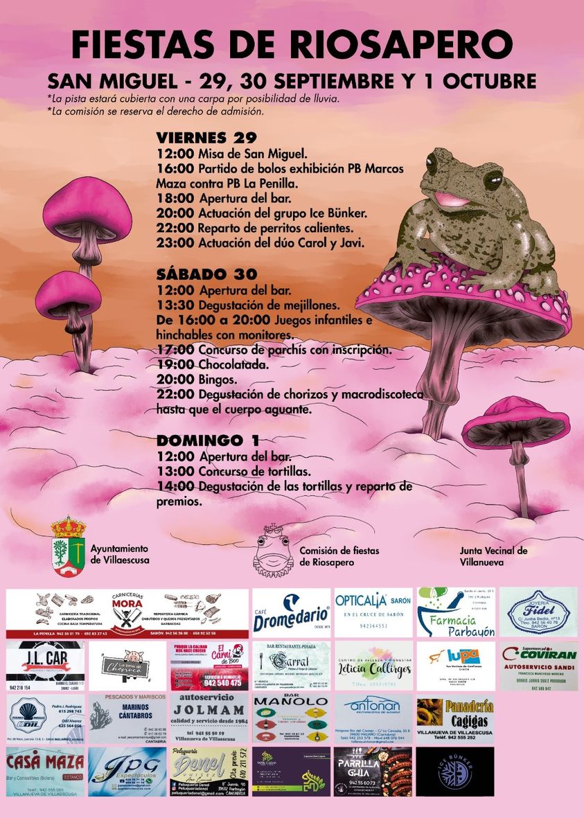 Fiestas de San Miguel Riosapero 2023