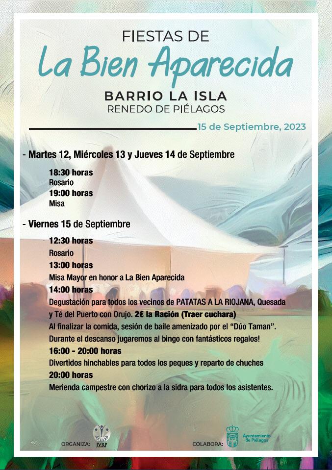 Fiestas de la Bien Aparecida – Barrio la Isla 2023