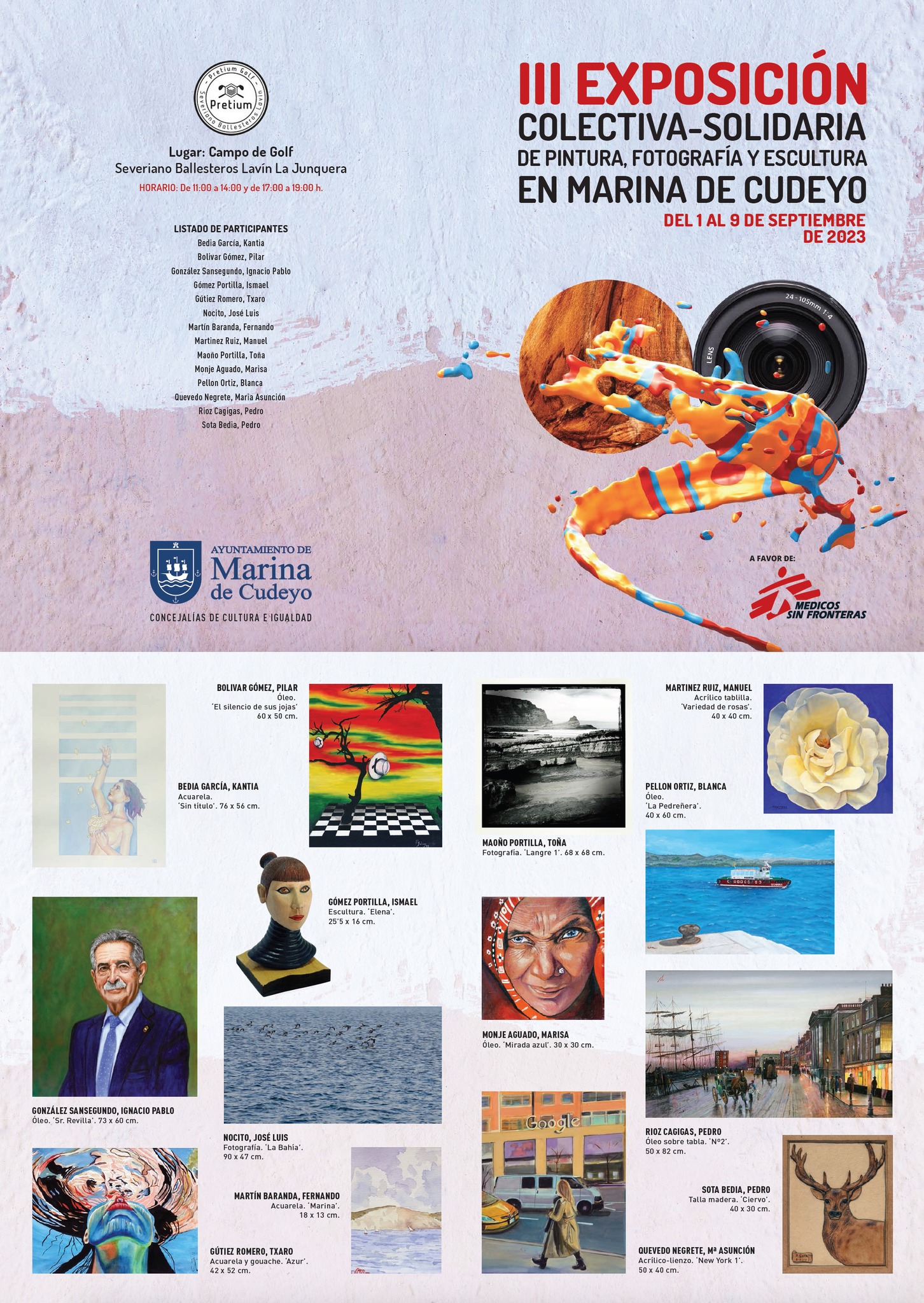III Exposición Colectiva-Solidaria – Marina de Cudeyo 2023