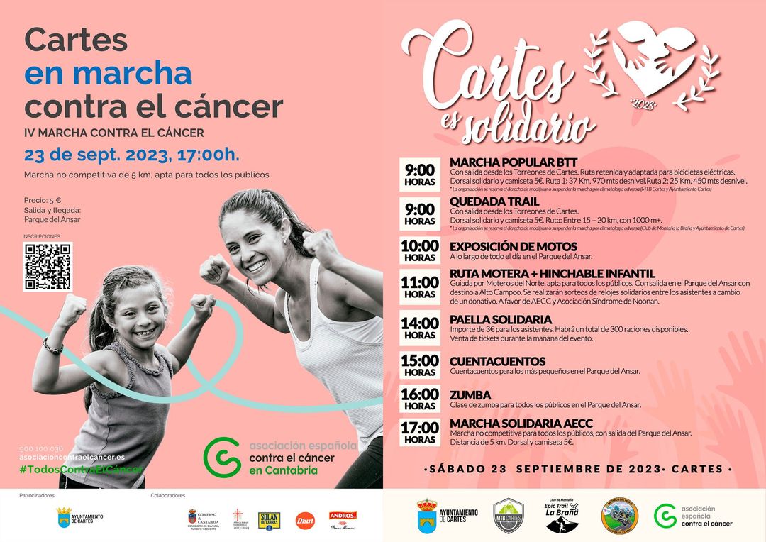 IV Marcha contra el Cáncer Cartes 2023