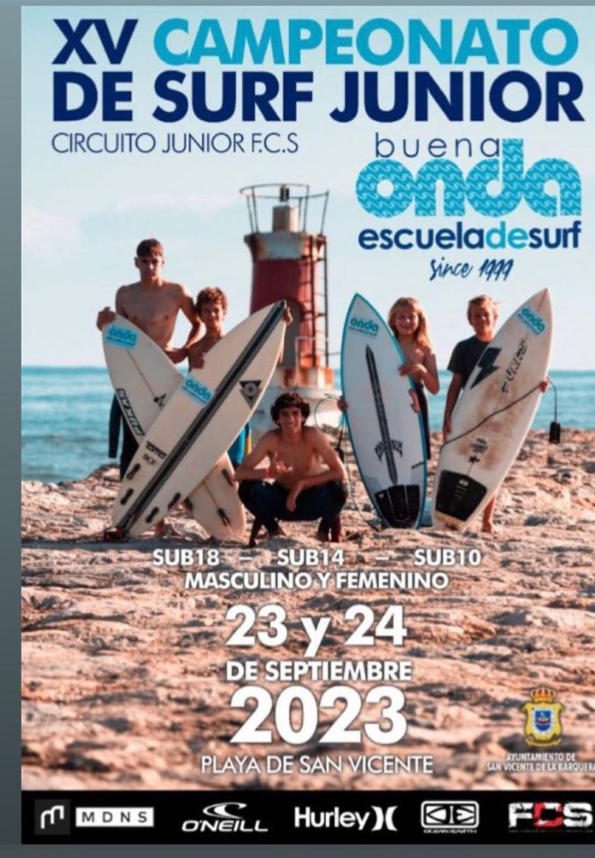 XV Campeonato de Surf Junior 2023