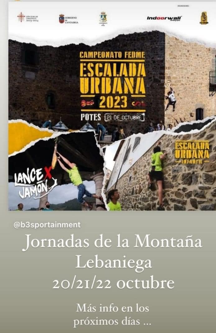 Escalada Urbana Potes Octubre 2023