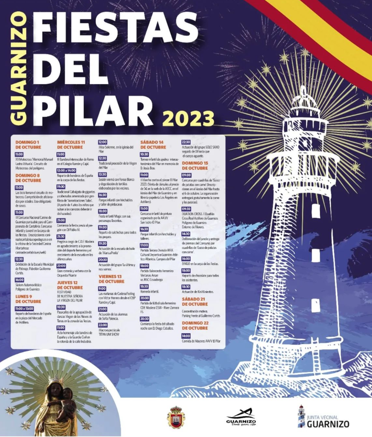 Fiestas del Pilar Guarnizo 2023