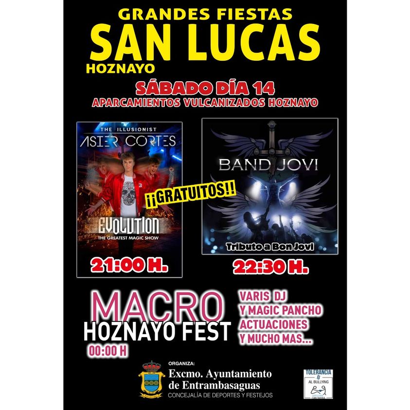 Grandes Fiestas de San Lucas Hoznayo – 14 Octubre